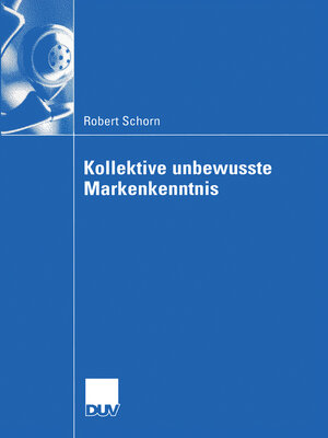 cover image of Kollektive unbewusste Markenkenntnis